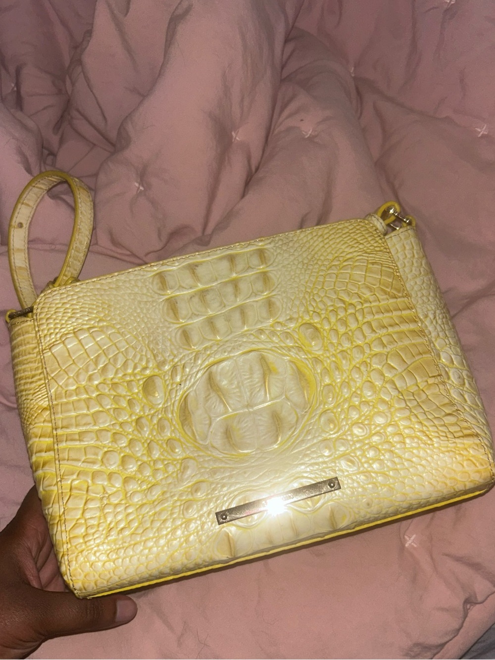 Yellow Brahmin Crossbody
